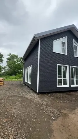 Видеообзор двухэтажного каркасного дома 144 м²